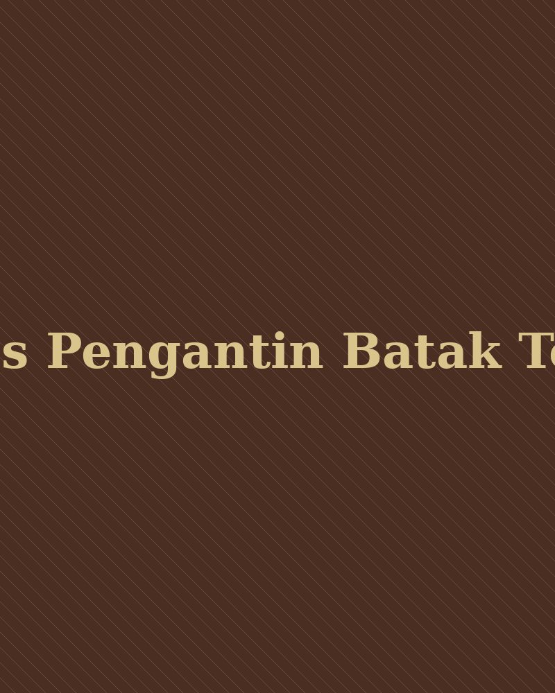 Ulos Pengantin Batak Toba
